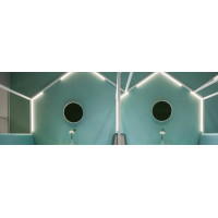 LED-профіль накладний, 2,5 метра (LS1613)