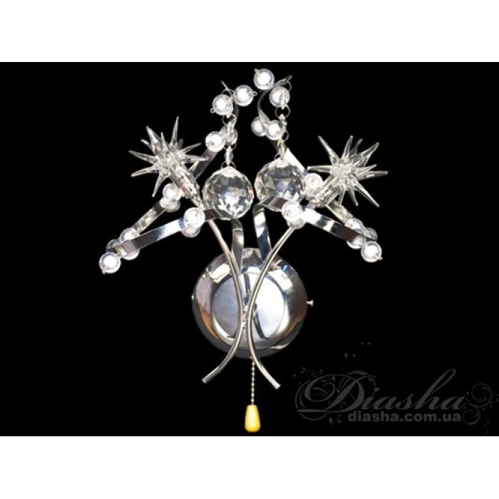 Акційна пропозиція!!! Строге, шляхетне галогенове бра, колір-хром