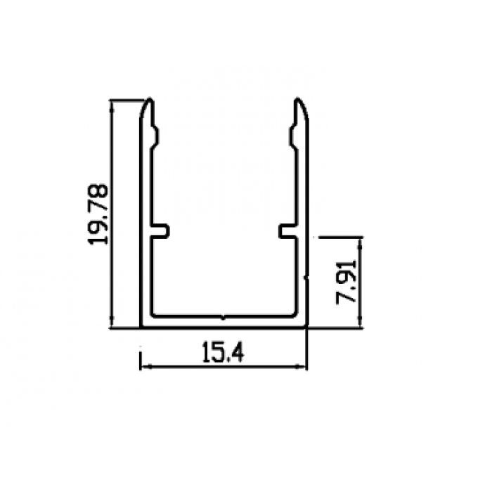 Алюмінієва кліпса для NMT1312-Plus (AS-NMT1312A1-25)