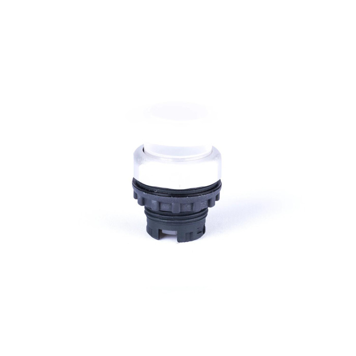 Кнопка-грибок 40 mm без фіксації, з підсвіткою, біла