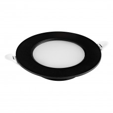 Світлодіодний світильник вбудований LED AURA-3 3W 4200K чорний, Світильники вбудовані