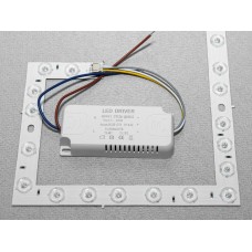 Блок живлення та LED модуль до світлодіодних люстр 72W