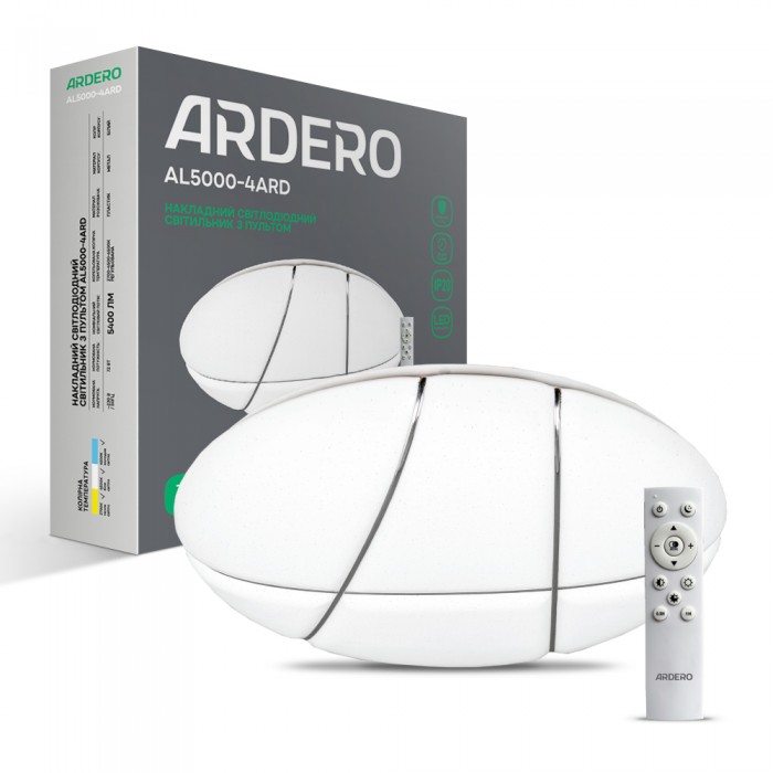 Світлодіодний світильник Ardero AL5000-4ARD BALLOON 72Вт Світлодіодний світильник Ardero AL5000-4ARD BALLOON 72Вт