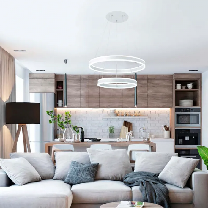 Керована світлодіодна люстра (арт.10417)