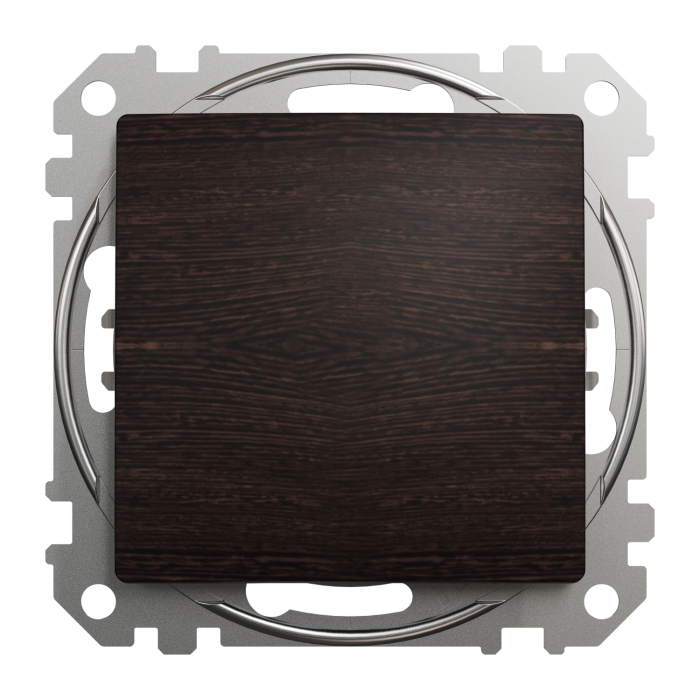 Кнопковий вимикач Венге Sedna Elements, Венге, Sedna Design & Elements