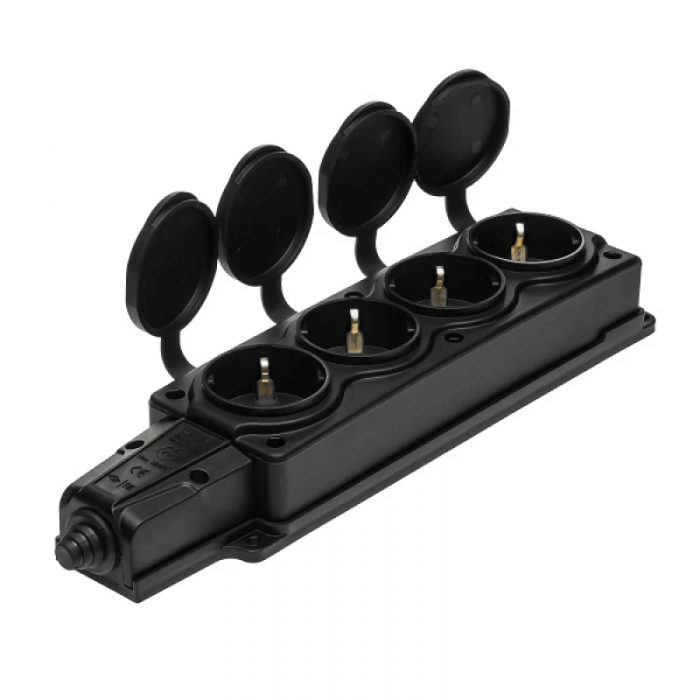 Колодка каучукова 4-а 16A 250V/48