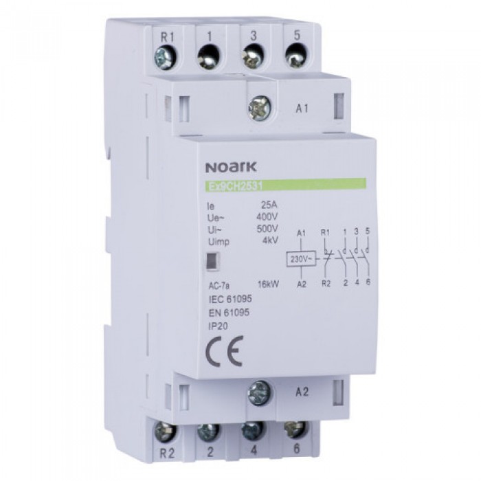 Модульне реле, 20 A, котушка 230 V, 4 NС