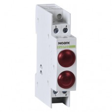 Модульний індикатор, 230V AC/DC, 1 червона LED and 1 червона LED