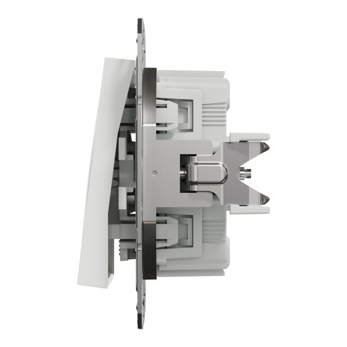 Перемикач перехресний білий Asfora б/р, Asfora