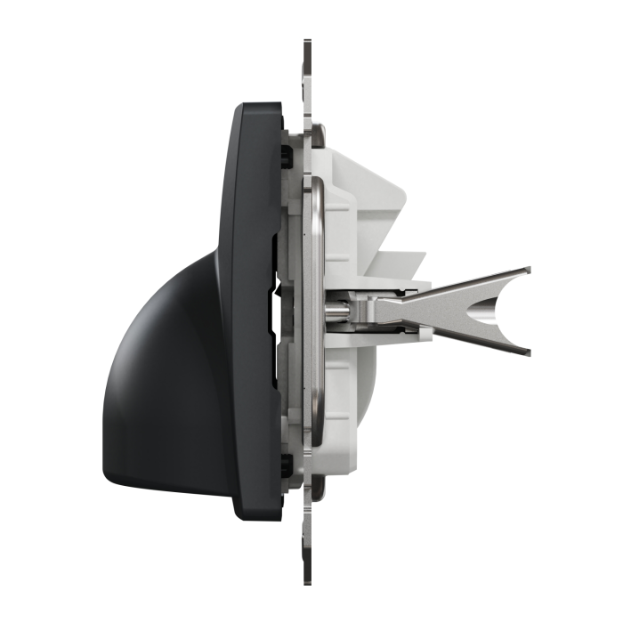 Роз для виводу кабеля Чорн Sedna Design, Чорний, Sedna Design & Elements