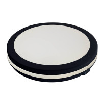 SCARLETT-30 3CCT Світильник накладний LED 30W 3CCT 2700Lm 170-265V d-300*h55мм ІР65 чорний кругл./1/