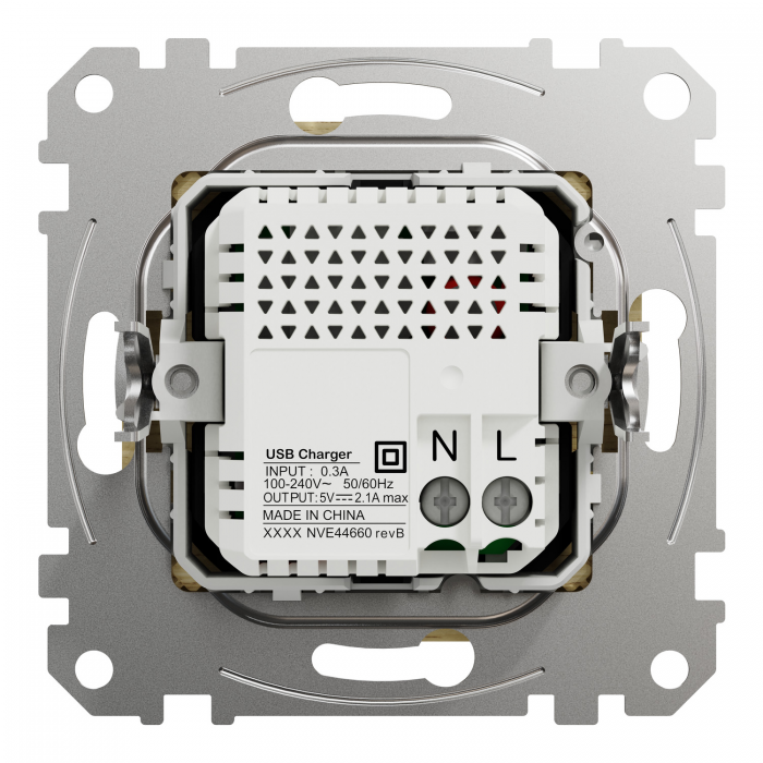 USB роз A+A 2,1A Береза Sedna Elements, Береза, Sedna Design & Elements