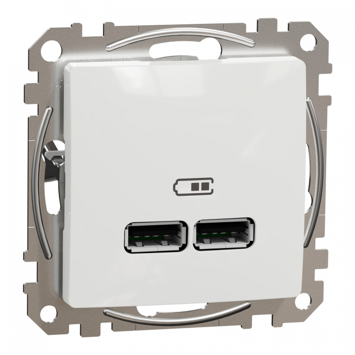 USB роз A+A 2,1A Білий Sedna Design, Білий, Sedna Design & Elements