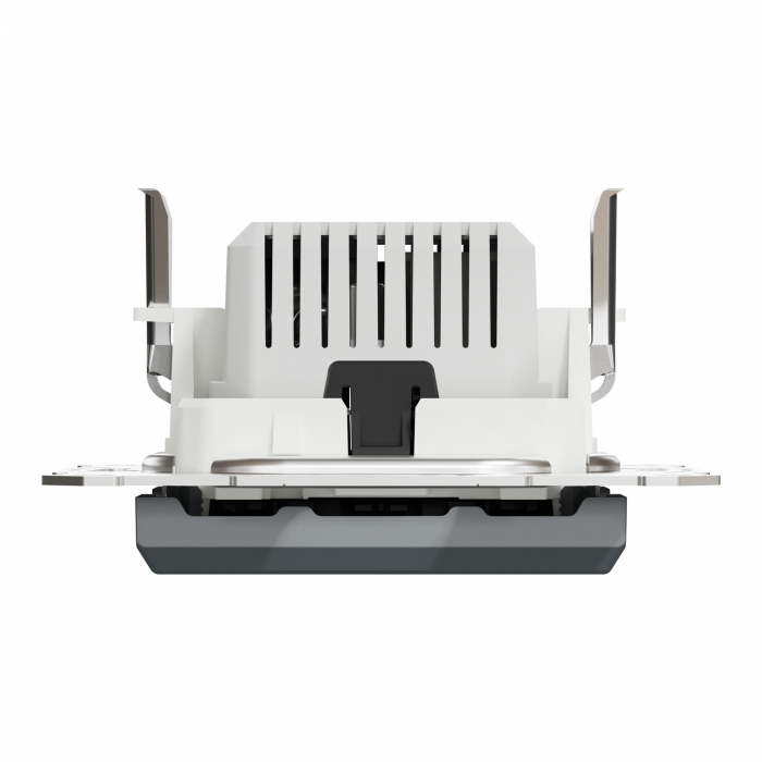 USB розетка тип А+С 2,4 А сталь Asfora, Asfora