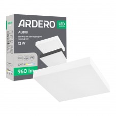 Світлодіодний накладний світильник Ardero AL808 12Вт 5000K білий