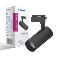Світлодіодний трековий світильник Feron AL140 30Вт 4000K чорний