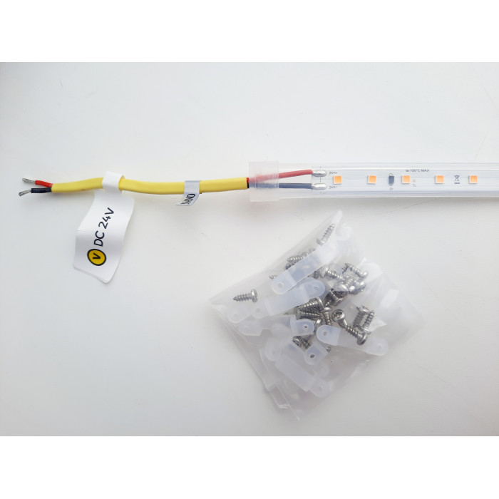 Термостійка стрічка COLORS 80-3030-24V-IP65 4.8W 745Lm 4000K 5м (DS980-24V-10mm-IP65-NW)