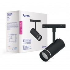 Світлодіодний магнітний трековий світильник Feron MGN304 10Вт 4000K чорний