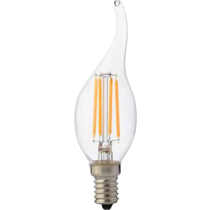 Світлодіодна лампа FILAMENT FLAME-4 4W Е14 4200К, Лампи світлодіодні