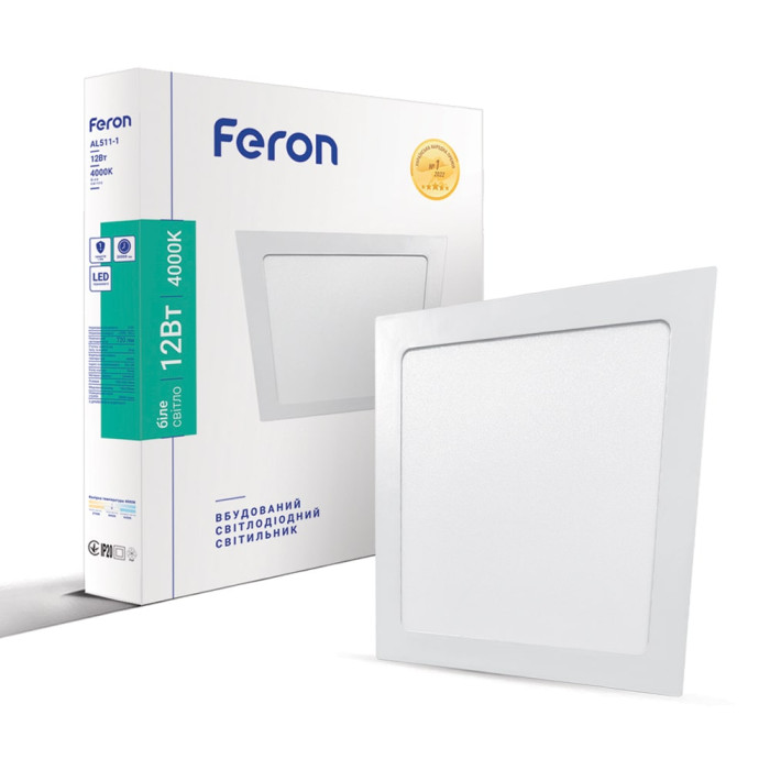 Світлодіодний світильник Feron AL511-1 12Вт 4000K Світлодіодний світильник Feron AL511-1 12Вт 4000K