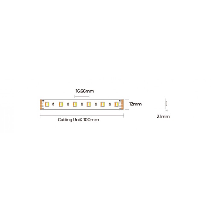 LED стрічка COLORS 60-5050-24V-IP33 18W RGBLWW 5м (D560RGBLWW-24V-12mm)