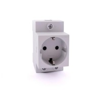 Розетка на DIN-рейку Schucko