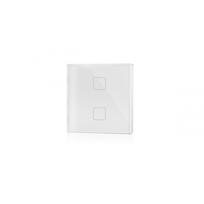 Панель LED димера DEYA ZigBee на 2 зони (TS2(WZS)-White)