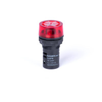 Зумер, перерваний звук, мигаючий, червоний, 110V AC