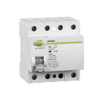 Диференційні реле (ПЗВ), Icn=10kA, 4P, In=40A, IΔn=30mA, тип AC