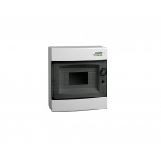 Модульний щиток, прозорі дверцята, настінного монтажу, IP40, 1 ряд, 8 модулі