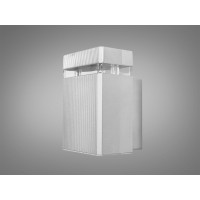 Фасадний світильник для підсвічування стін, під патрон Е27, хром мат