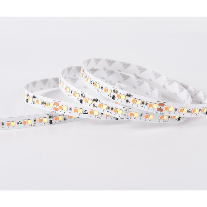 LED стрічка COLORS 168-2835-24V-IP33 9.61W 1900K + 3000K 5м (DS8168GWWW-24V-10mm)