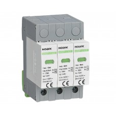 DC ПЗІП Ex9UEP з дод. контактом, Class 1+2, In=6,25kA, Class 1+2, In=6,25kA, 1000 V DC, 3мод.