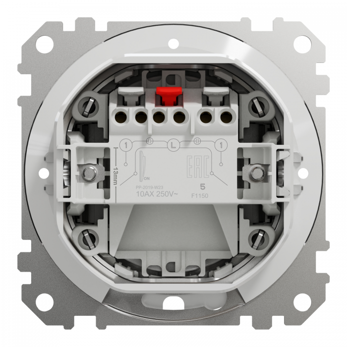 Двокл вим IP44 Білий Sedna Design, Білий, Вимикач