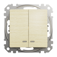 Двокл вим з підсв Береза Sedna Elements, Береза, Sedna Design & Elements