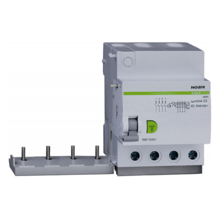 Диференційний модуль Ex9B, 4 полюси, In=40A, IΔn=100mA