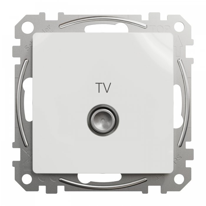 Кінцева TV роз 4 дБ Біл Sedna Design, Білий, Sedna Design & Elements Кінцева TV роз 4 дБ Біл Sedna Design, Білий, Sedna Design & Elements