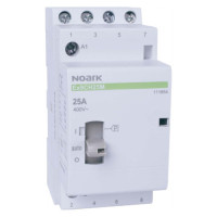 Модульний контактор з РК, 25A , 24V AC, 4 NO контакти