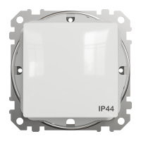 Однокл перемикач IP44 Білий Sedna Design, Білий, Sedna Design & Elements