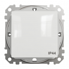 Однокл перемикач IP44 Білий Sedna Design, Білий, Sedna Design & Elements