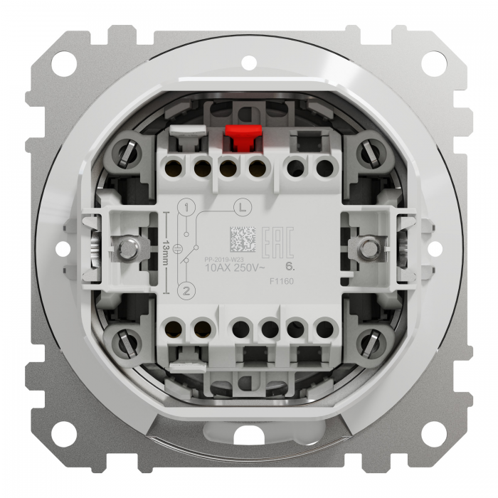 Однокл перемикач IP44 Білий Sedna Design, Білий, Sedna Design & Elements
