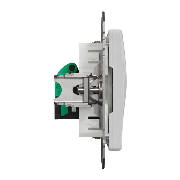 Один роз RJ45 CAT5E UTP Ал Sedna Design, Алюміній, Sedna Design & Elements