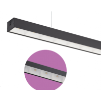 Підвісний лінійний світильник "DESTINY 3CCT" 40W, Чорний