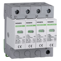 ПЗІП, клас 2 (C), In=20 kA, Uc=275 VAC, 3+N полюси