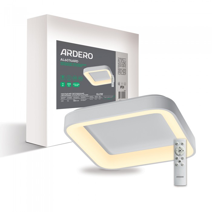 Світлодіодний світильник Ardero AL6076ARD GLOW 72Вт Світлодіодний світильник Ardero AL6076ARD GLOW 72Вт