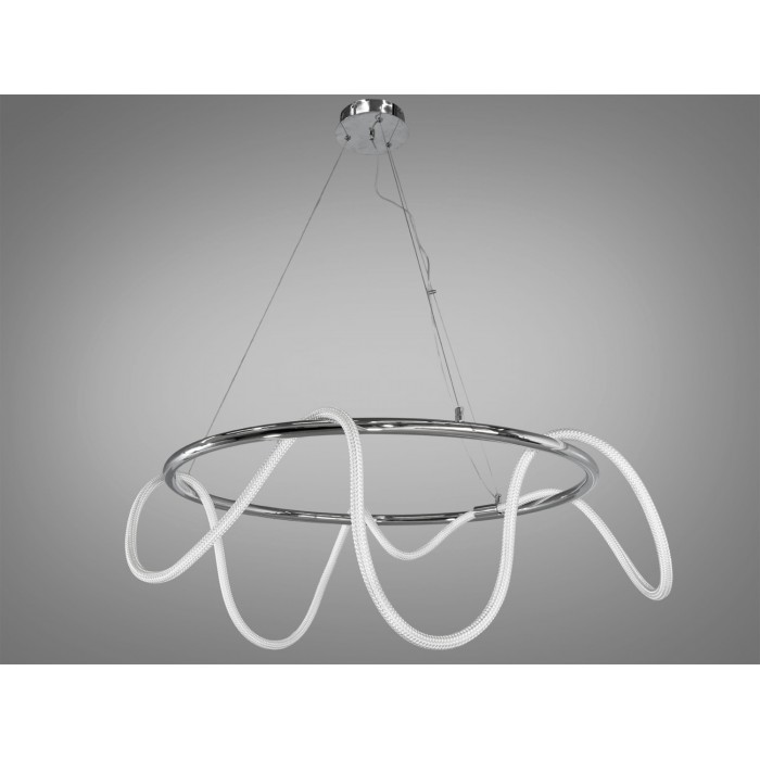 Новинка світлодіодна люстра шланг для ресторану, 48W,хром