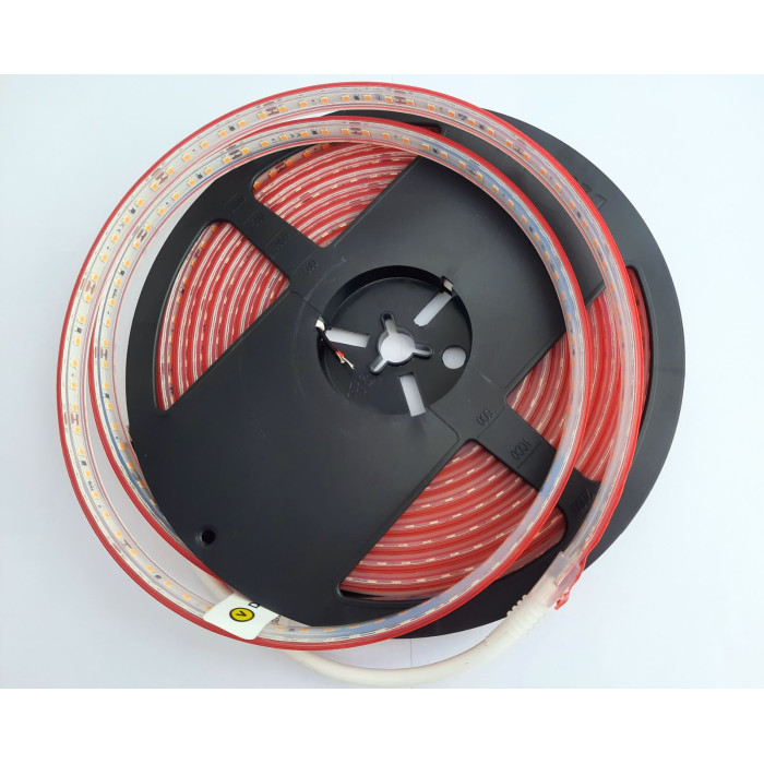 LED стрічка COLORS 120-2835-24V-IP67 8.4W 796Lm 5800K 5м (D8120-24V-8mm-IP67)