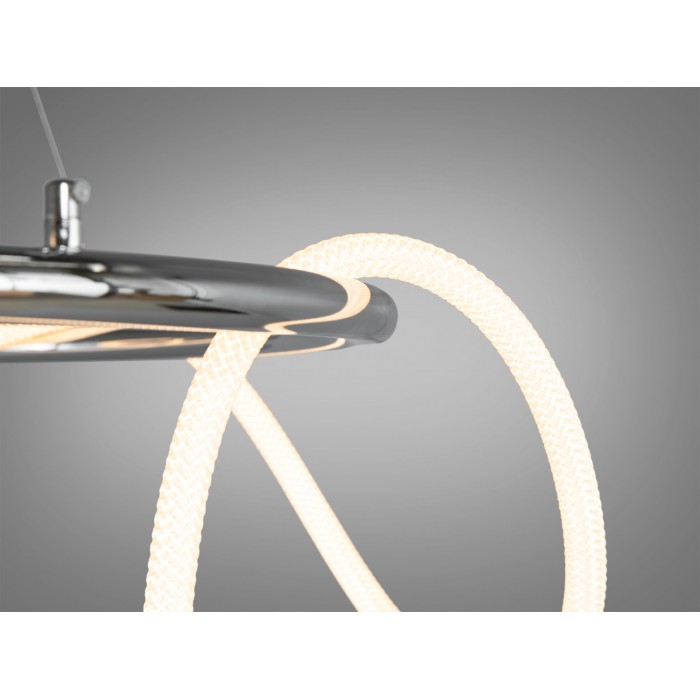 Новинка світлодіодна люстра шланг для ресторану, 48W,хром