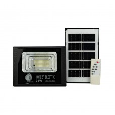 Прожектор світлодіодний з сонячною панеллю TIGER-25 25W 6400K, Світильники вуличні/прожектори на сонячних батареях