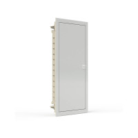 Модульний щиток із металевими дверцятами, вбудованого монтажа, IP40, 4 ряда, 48 модулі
